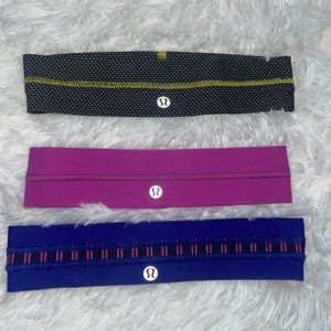 Bundle of 3 Lululemon headbands